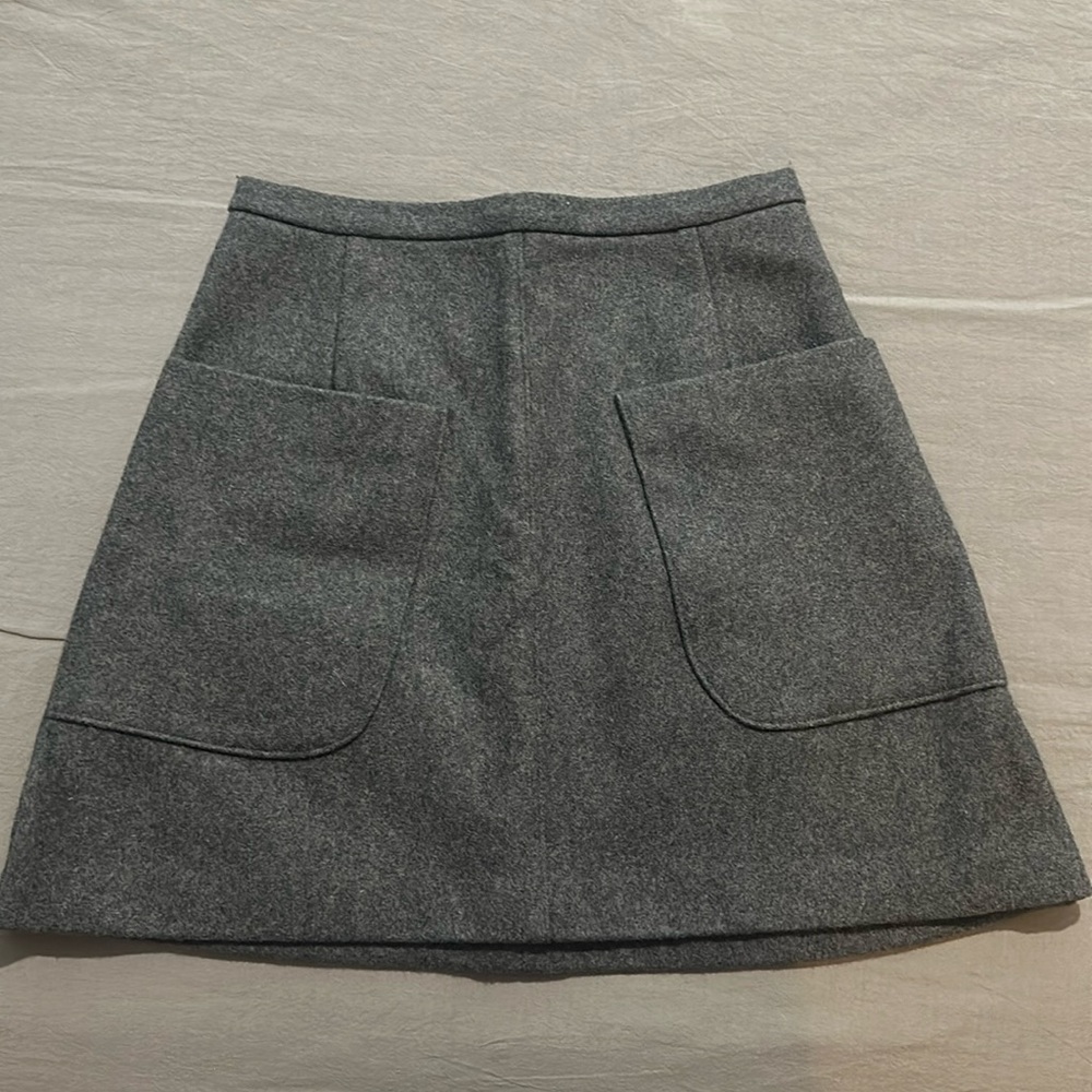 Aritzia Gray Mini Skirt